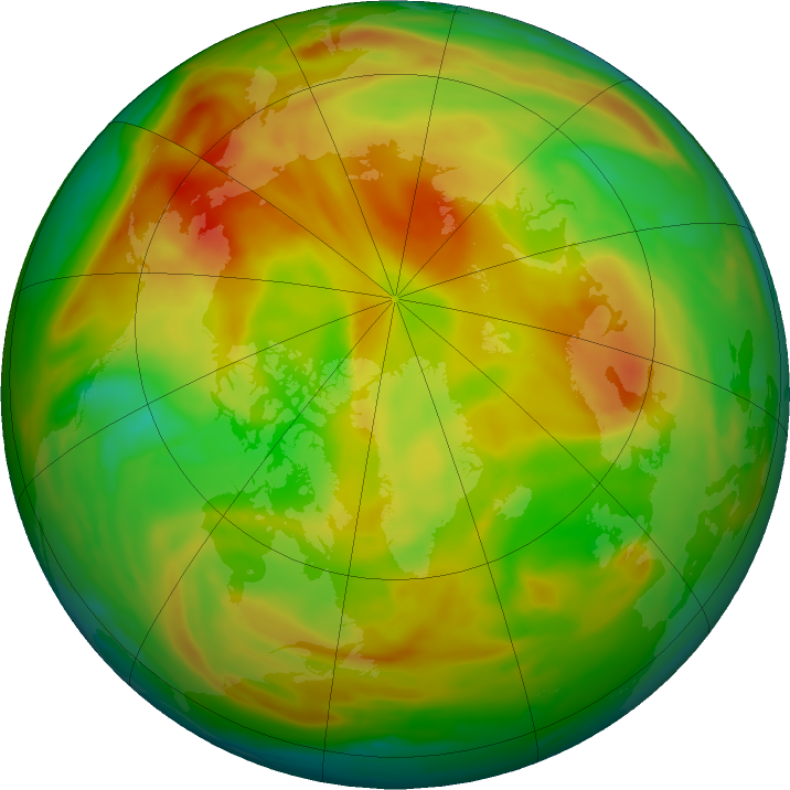 Arctic ozone map for 04 May 2023